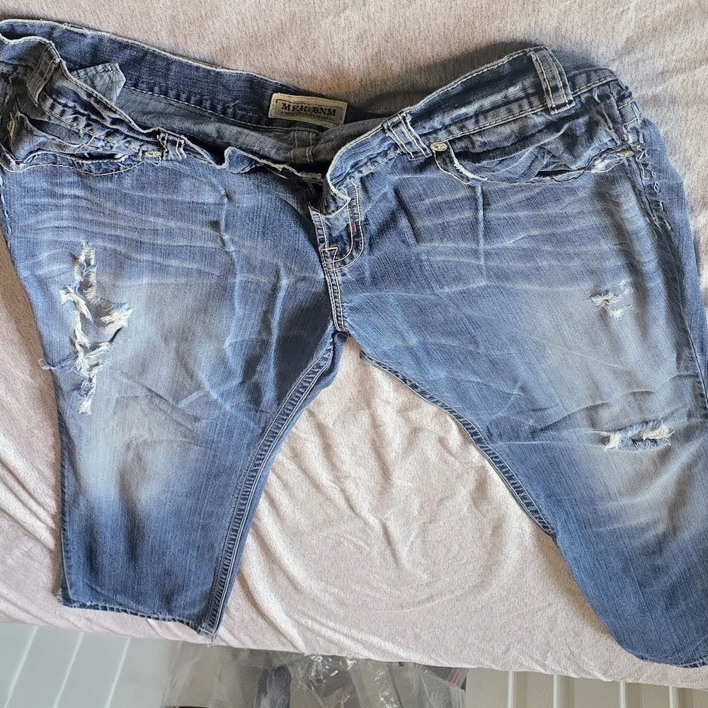Men's MEK Denim "Kirov"  Slim Straight Jeans - 42x34